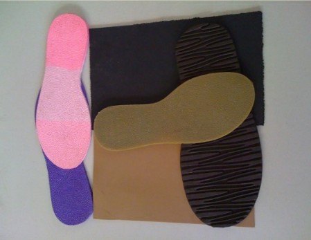 Warna warni sol sepatu casual